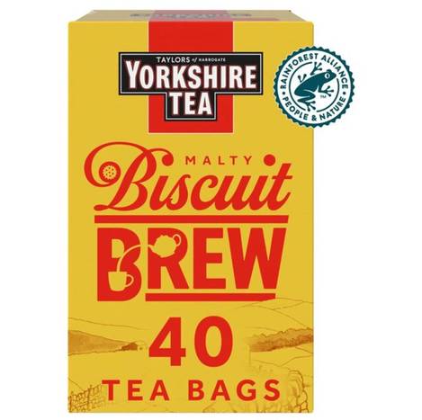 🇬🇧英國Yorkshire約克郡茶 Biscuit Tea餅乾紅茶 40入