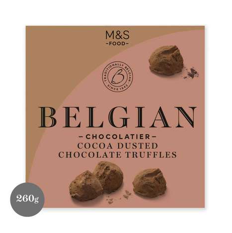 🇬🇧英國M&S Belgian Cocoa Dusted Chocolate 比利時黑松露巧克力 260g