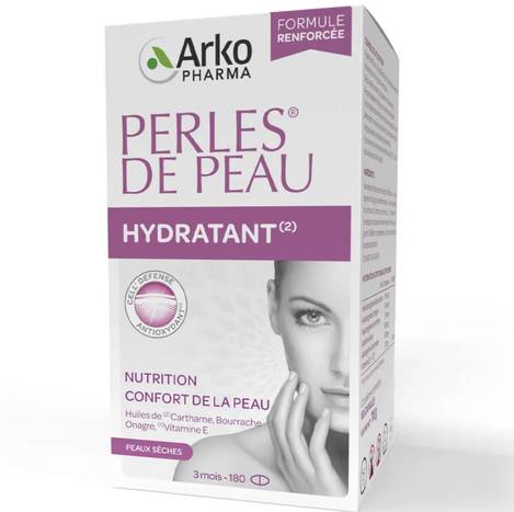 🇫🇷法國Arkopharma Perles de Peau 月見草油琉璃苣油保濕膠囊 180顆（3個月份）