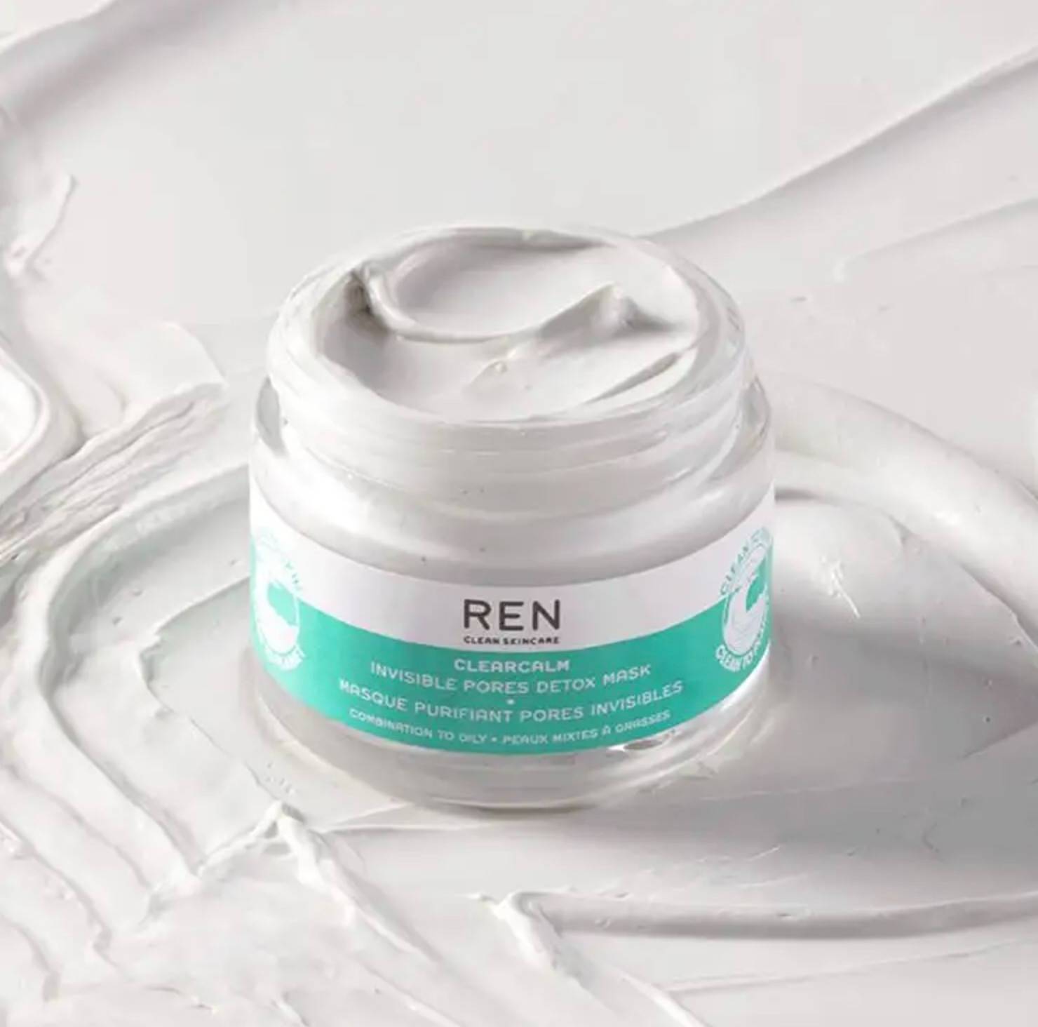 🇬🇧英國有機REN ClearCalm Invisible Pores Detox Mask控油平衡螺旋藻面膜 50ml 