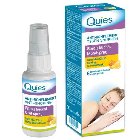 🇫🇷法國Quies 安靜止鼾口腔噴霧蜂蜜檸檬口味 70ml