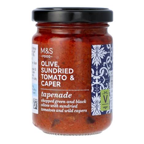 🇬🇧英國M&S瑪莎  Sundried Tomato and Caper 曬乾番茄酸豆橄欖醬 140g