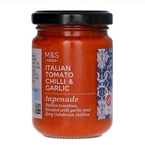 🇬🇧英國M&S瑪莎 Chilli and Garlic 義大利番茄辣椒蒜醬 140g