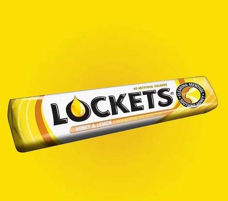🇬🇧英國Lockets Honey & Lemon 蜂蜜檸檬止咳薄荷潤喉糖 10顆