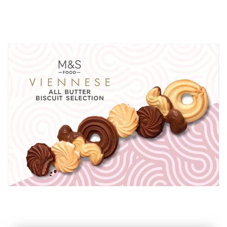 🇬🇧英國M&S All Butter Viennese Biscuit Selection 奶油維也納餅乾精選組 450g