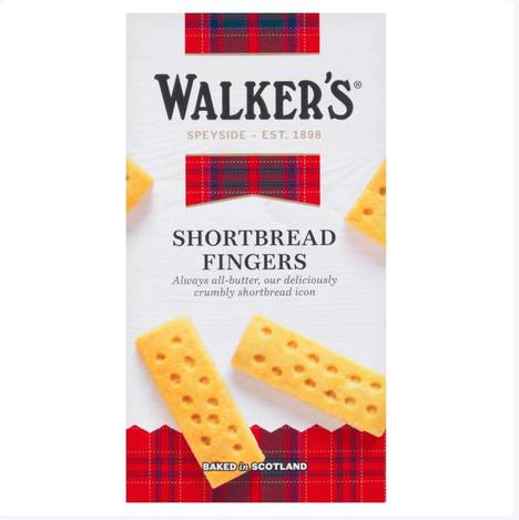 🇬🇧英國Walker's Pure Butter Shortbread Fingers  經典蘇格蘭手指奶油酥餅 160g