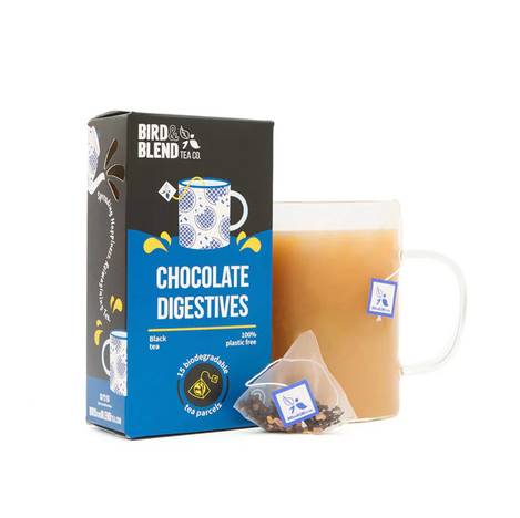 🇬🇧英國精品手工調茶 Bird & Blend Chocolate Digestives Tea 巧克力餅乾紅茶 15入