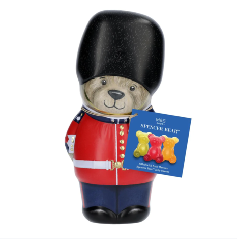 🇬🇧英國M&S瑪莎 Spencer Bear 小熊果味軟糖鐵盒 220g
