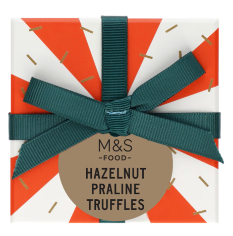 🇬🇧英國M&S 2026聖誕限定 Hazelnut Praline Truffles 榛果巧克力榛果醬松露巧克力 68g 