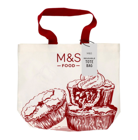 🇬🇧英國M&S 2026聖誕限定 Christmas Cotton Shopper 聖誕限定棉質購物袋