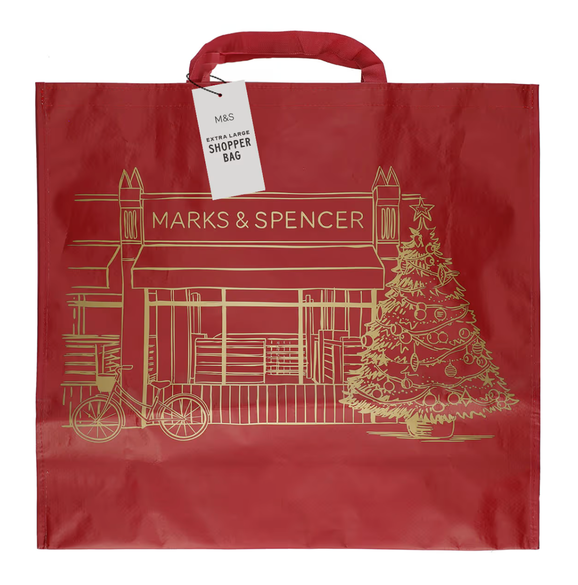 🇬🇧英國M&S 2026聖誕限定 Extra-Large Shopper Bag 聖誕限定超大購物袋