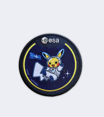 🛰️ 歐洲太空總署ESA x POKEMON 寶可夢聯名 刺繡徽章