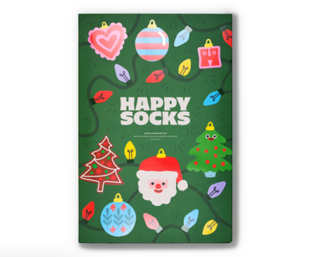 🇸🇪瑞典Happy Socks 24-Pack Advent Calendar 聖誕倒數襪子禮盒 24入