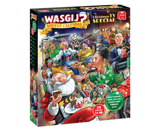 🇬🇧英國Wasgij Advent Calendar Christmas TV Special 聖誕電視特別版拼圖倒數日曆 24入