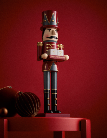 🇬🇧英國M&S Advent Nutcracker 聖誕倒數胡桃鉗 38cm