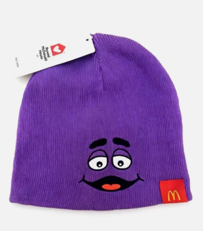 🇬🇧英國麥當勞 McHappy Day Grimace Beanie 奶昔大哥毛帽