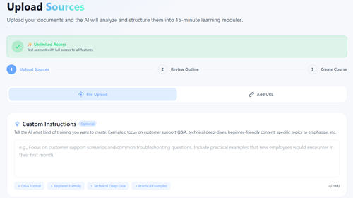 Upload Sources