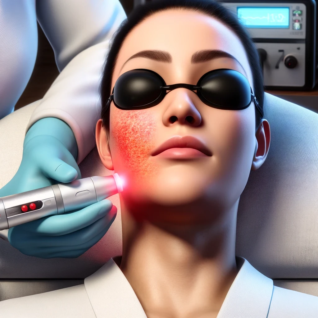 Θεραπεία Ροδόχρου Ακμής με Nd:YAG Laser