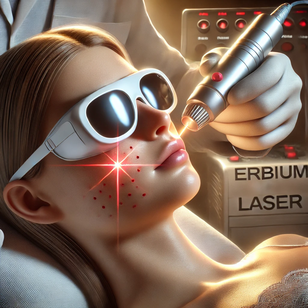 Διόρθωση Ουλών Ακμής με Erbium Laser