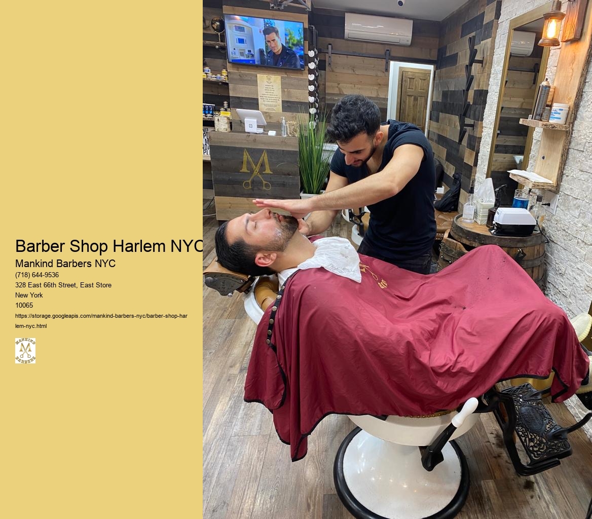 Are there any discounts or promotions available for first-time customers at the barber shop in Harlem NYC?