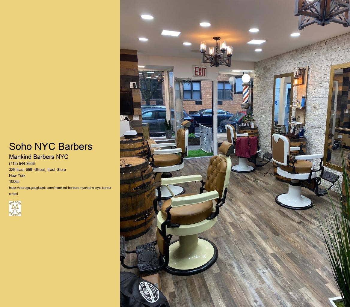 What are the latest trends in men's grooming products that can be found in Soho NYC barbershops?