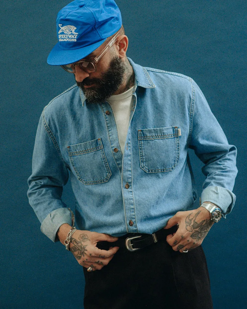 Mason Denim Shirt - Light Wash