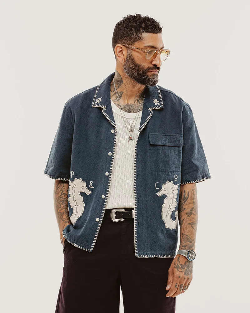 Mariner Resort Shirt - Navy