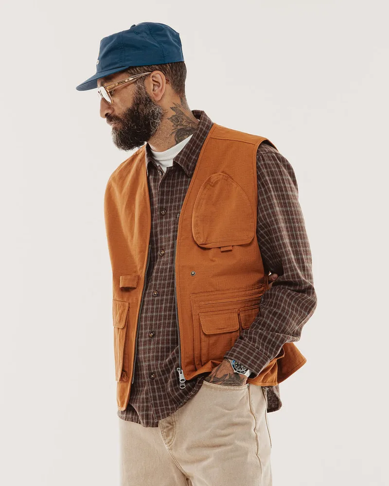 Wader Liner Vest - Rust