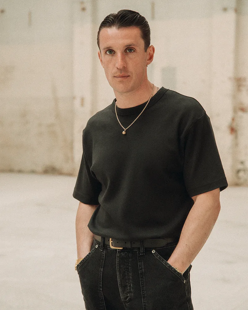 Crafted Heavyweight T-Shirt - Washed Black