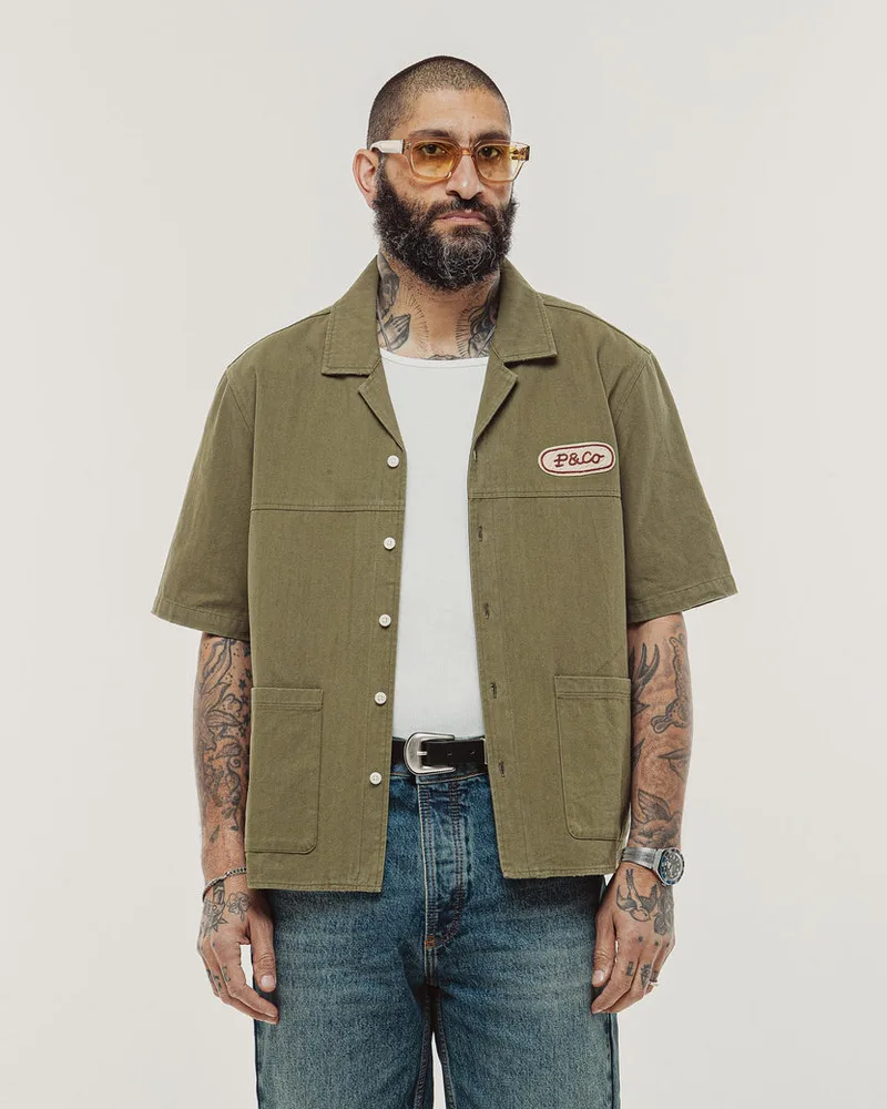 Last Chance Garage Depot Shirt - Sage