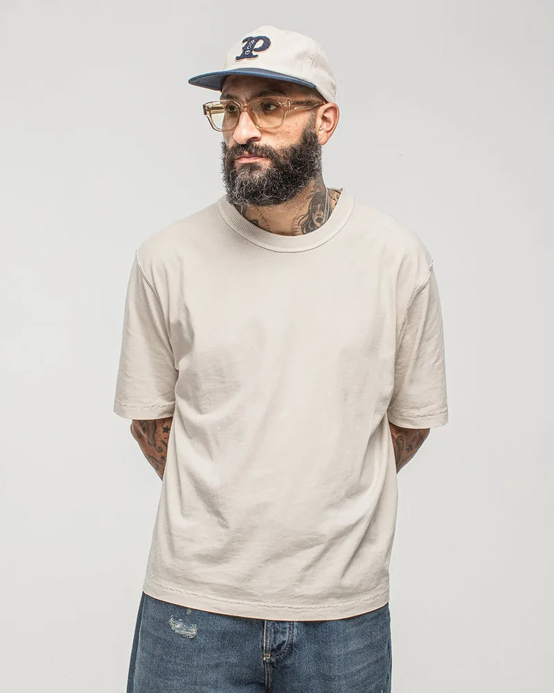 Essential Boxy T-Shirt - Fog White