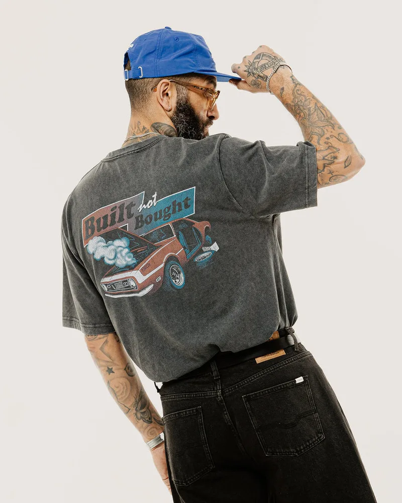 Built Not Bought T-Shirt - Acid Wash