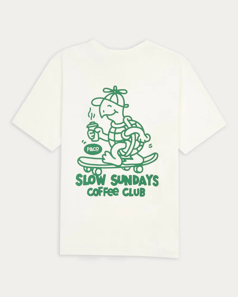 Slow Sundays T-Shirt - Off White