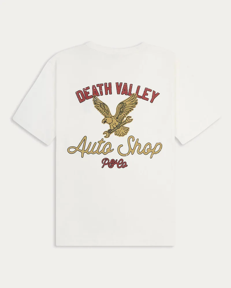 Death Valley Auto Shop T-Shirt - Off White