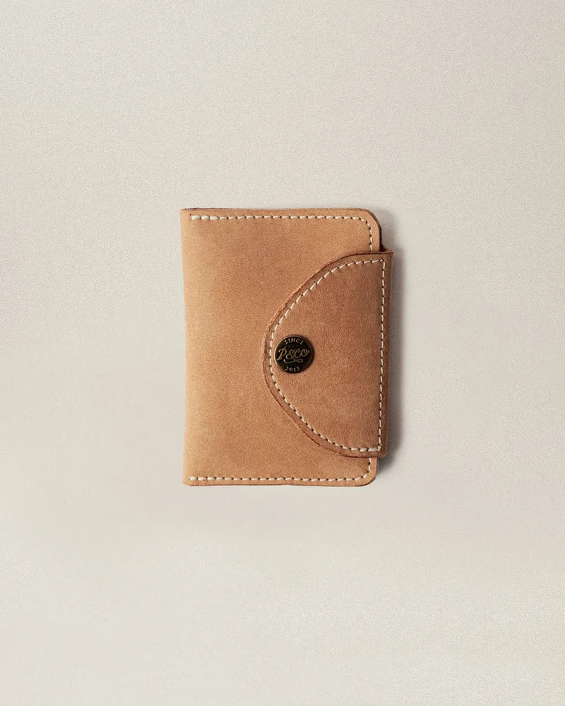 Mesa Nubuck Wallet - Tan