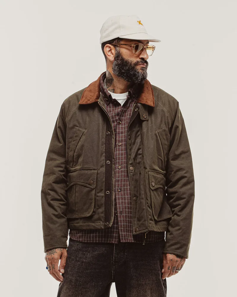 Roamer Waxed Jacket - Olive