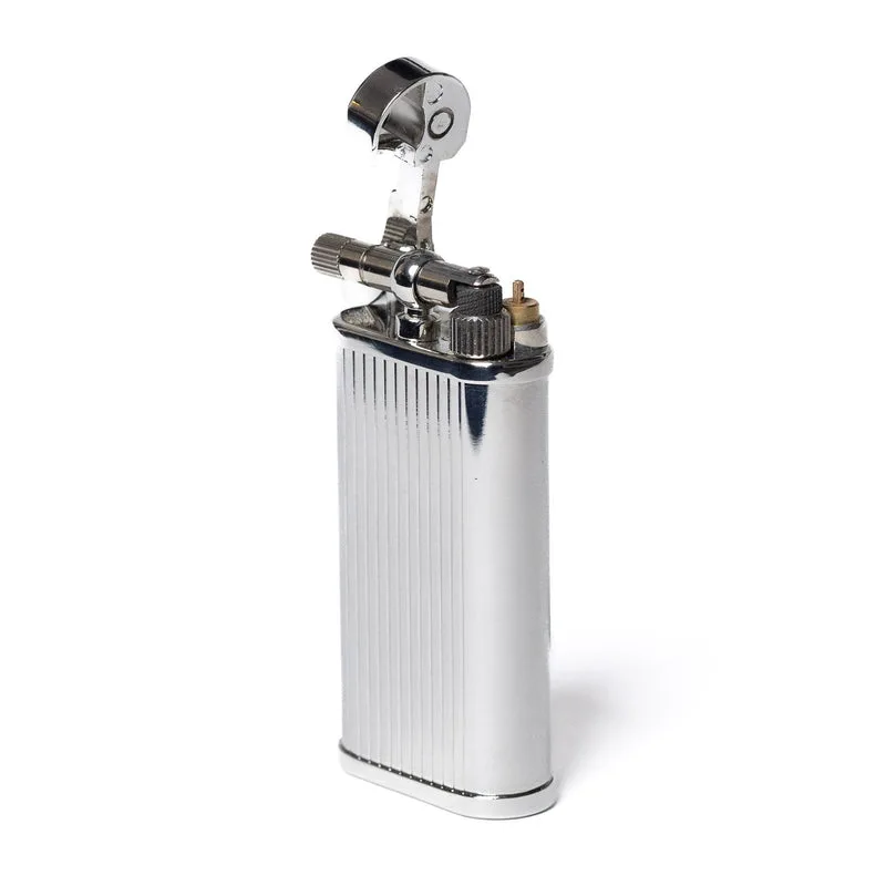 Kiribi Kabuto Mizo Pipe Lighter - Silver