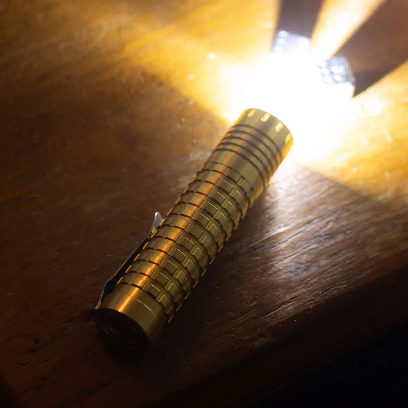 ReyLight Triple Dawn Flashlight - Brass