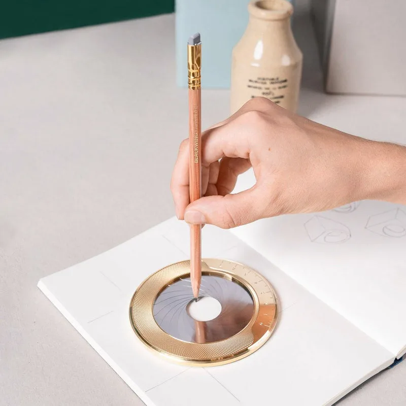 Makers Cabinet Brass & Steel Aperture Drawing Compass - Iris