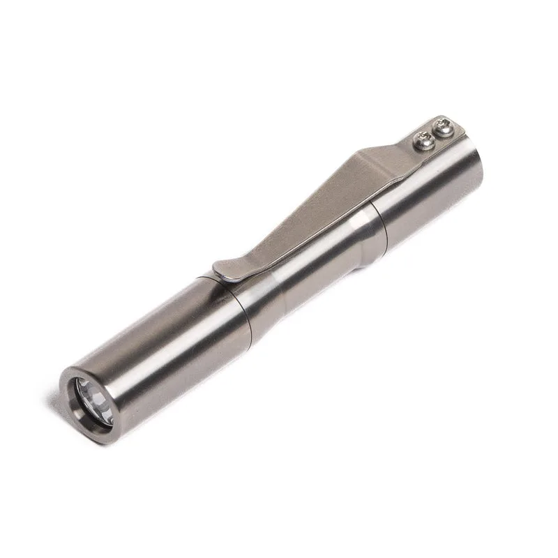 CWF Custom Micro Click Flashlight - Titanium