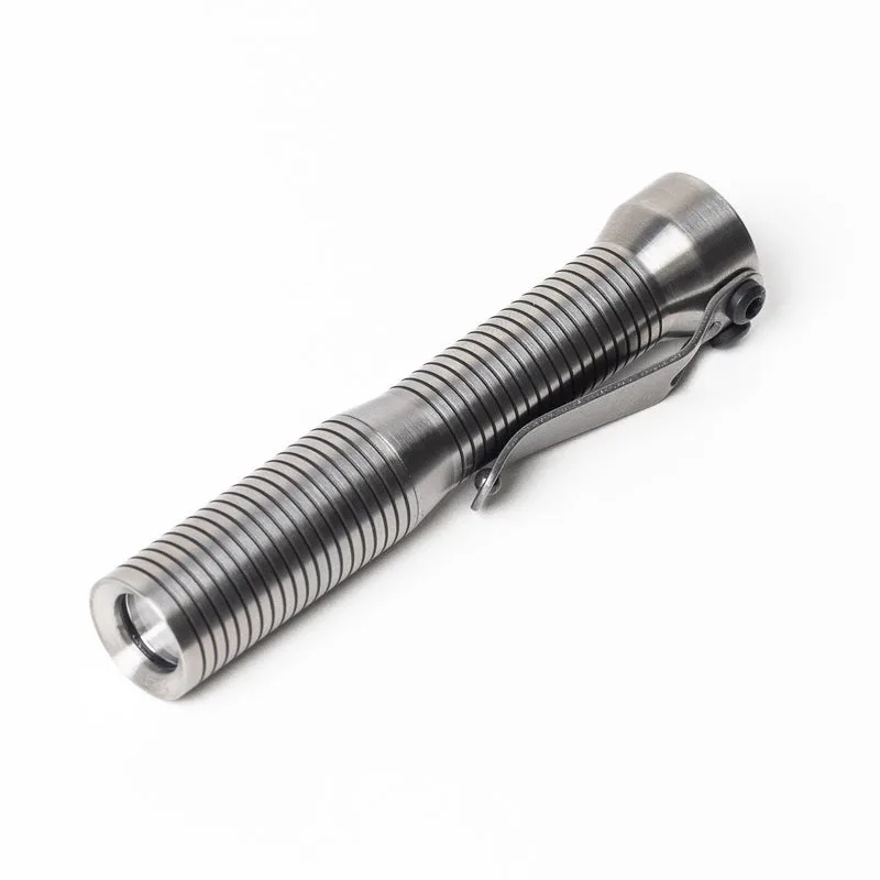 Dawson Machine Craft Strata Slimmer – Titanium EDC Flashlight