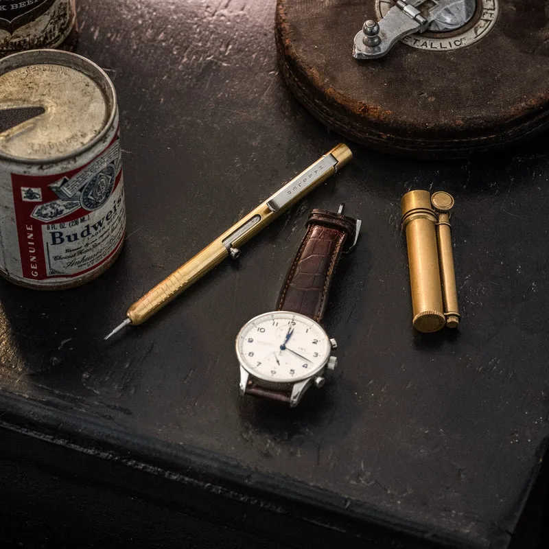 Last Manner x Hassler Instruments Spring Bar Tool — Brass