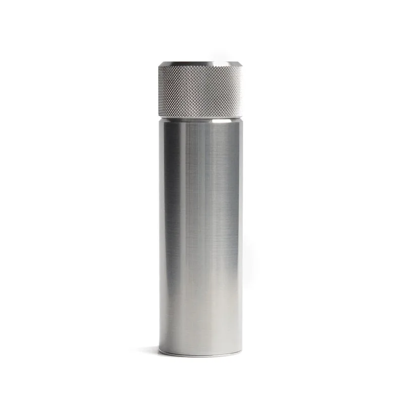 Wingback 100ml Hip Flask - Steel