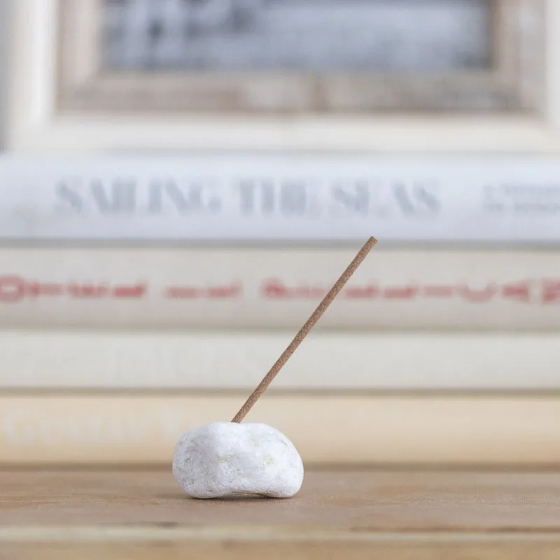 Tokyo Kodo White Stone Incense Holder