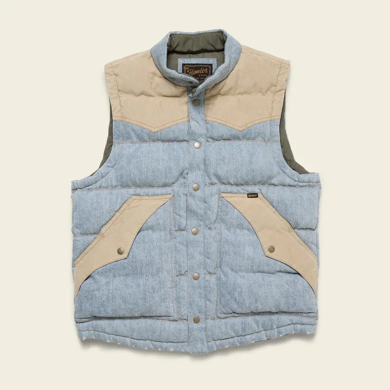 Denim Rounder Vest