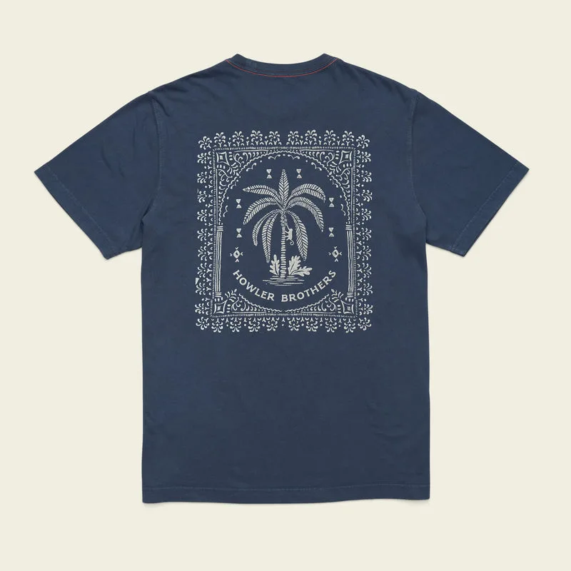 Palmetto Print Cotton T-Shirt