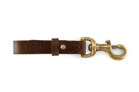 Brown Leather Key Fob