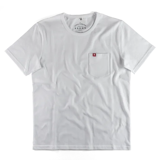 Boxer Pocket T-shirt White