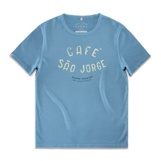 CAFE Boxer T-Shirt Blue