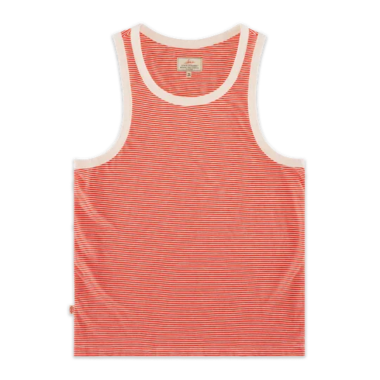 McQueen Vin Stripe Vest Red/White